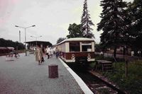 S-Bahnhof Strausberg Stadt, Datum: 16.06.1990, ArchivNr. 21.136